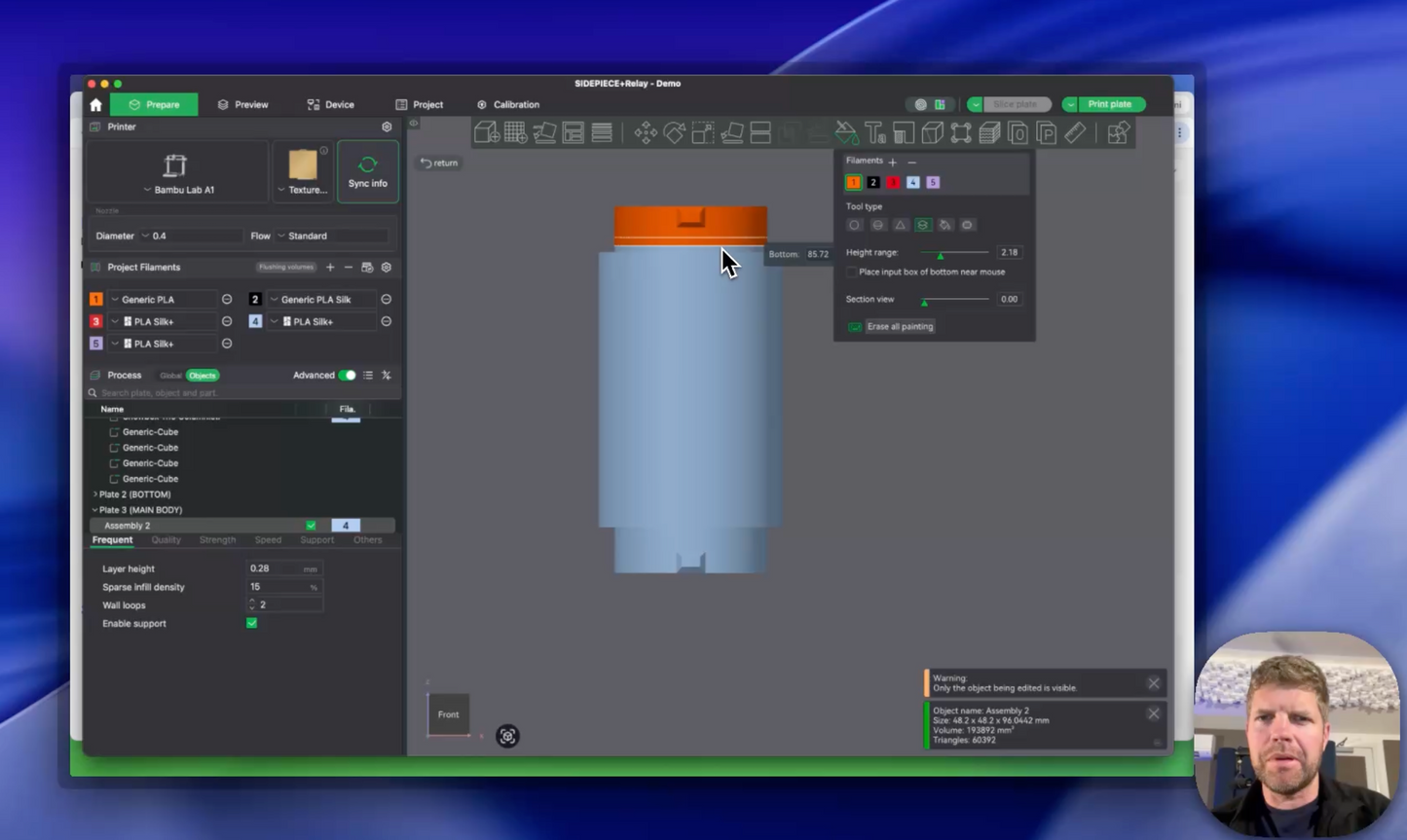 Sidepiece Relay - 3D Model + Video Tutorial